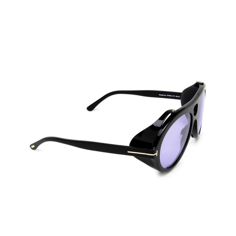 Tom Ford NEUGHMAN Sunglasses 01Y shiny black - 2/4
