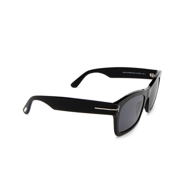Tom Ford NICO-02 Sunglasses 01a shiny black - three-quarters view