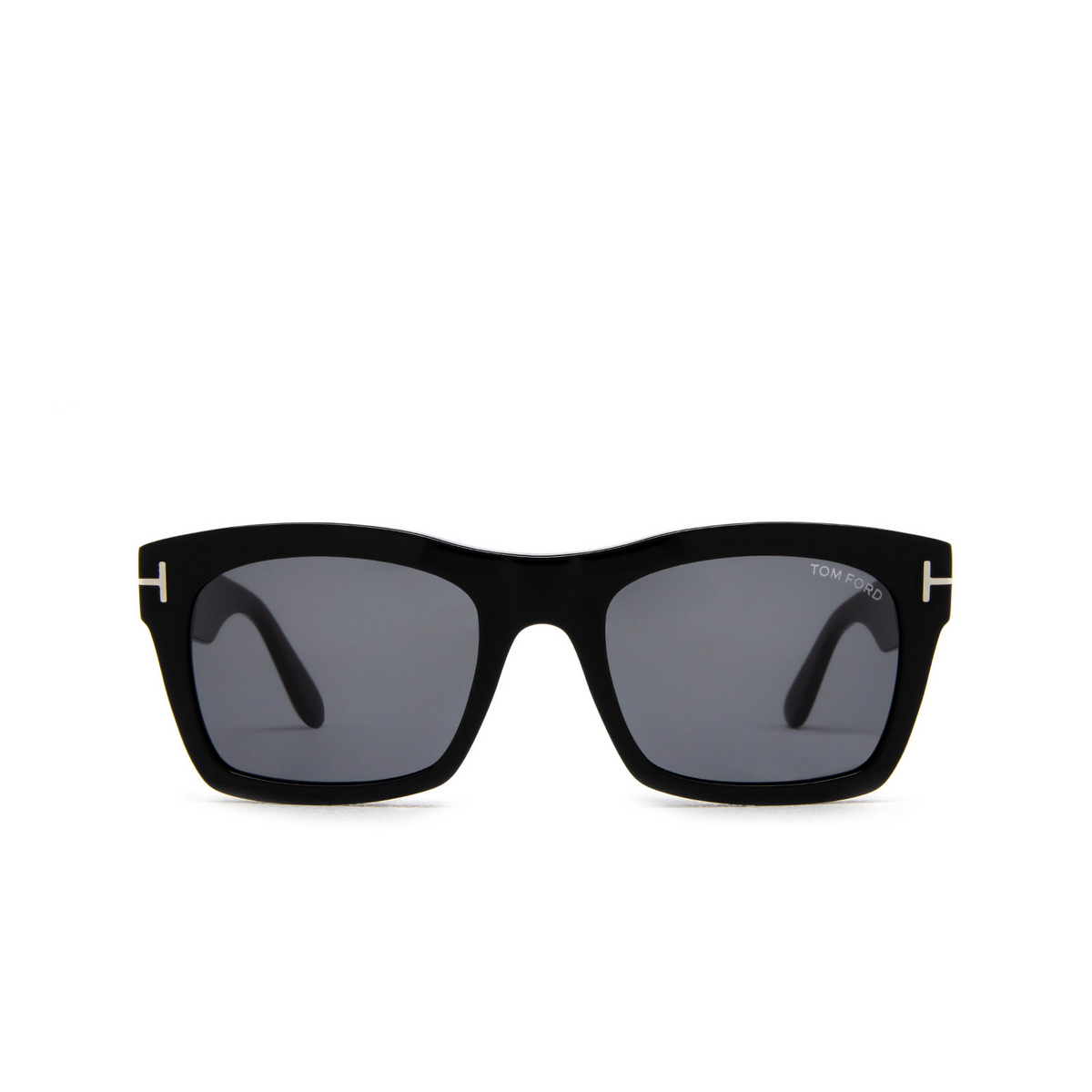 Tom Ford NICO-02 Sunglasses 01A Shiny Black - front view