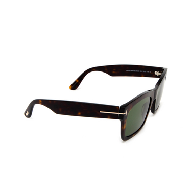 Tom Ford NICO-02 Sunglasses 52n dark havana - three-quarters view