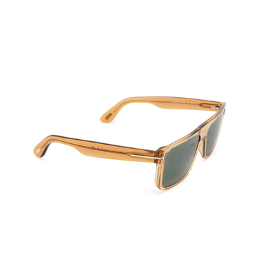 Tom Ford PHILIPPE-02 Sunglasses 45n shiny light brown - three-quarters view