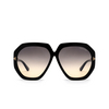 Tom Ford PIPPA Sunglasses 01B shiny black - product thumbnail 1/4