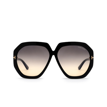 Tom Ford PIPPA Sunglasses 01B shiny black - front view