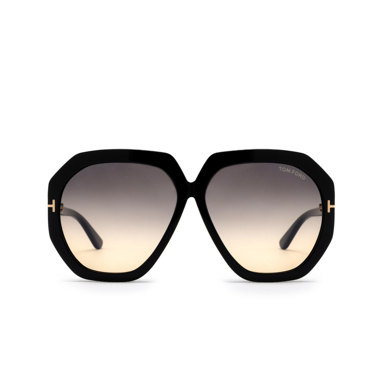 Gafas de sol Tom Ford PIPPA 01B shiny black - 1/4