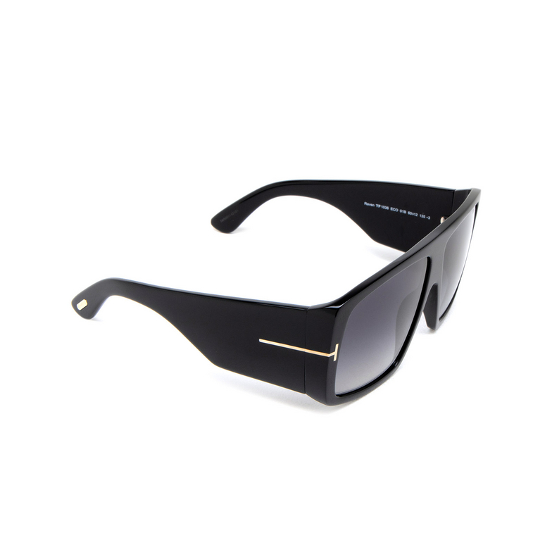 Tom Ford RAVEN Sunglasses 01B black - 2/4
