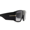 Tom Ford RAVEN Sunglasses 01B black - product thumbnail 3/4