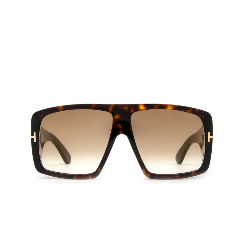 Occhiali da sole Tom Ford RAVEN 52F dark havana - 1/4