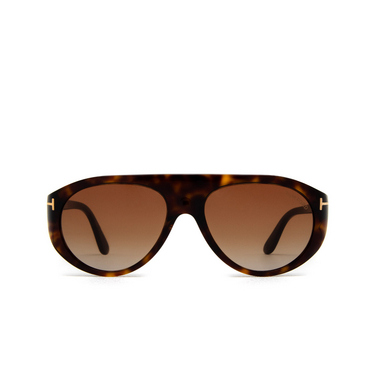 Tom Ford REX-02 Sonnenbrillen 52F dark havana - Vorderansicht