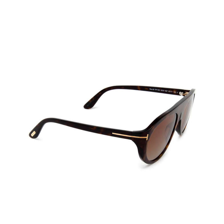 Tom Ford REX-02 Sunglasses 52F dark havana - 2/4