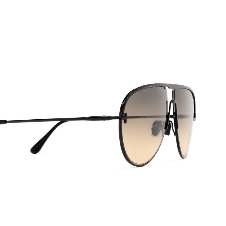 Tom Ford THEO Sunglasses 01B shiny black - 3/4