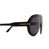 Tom Ford TROY Sunglasses 01A shiny black - product thumbnail 3/4