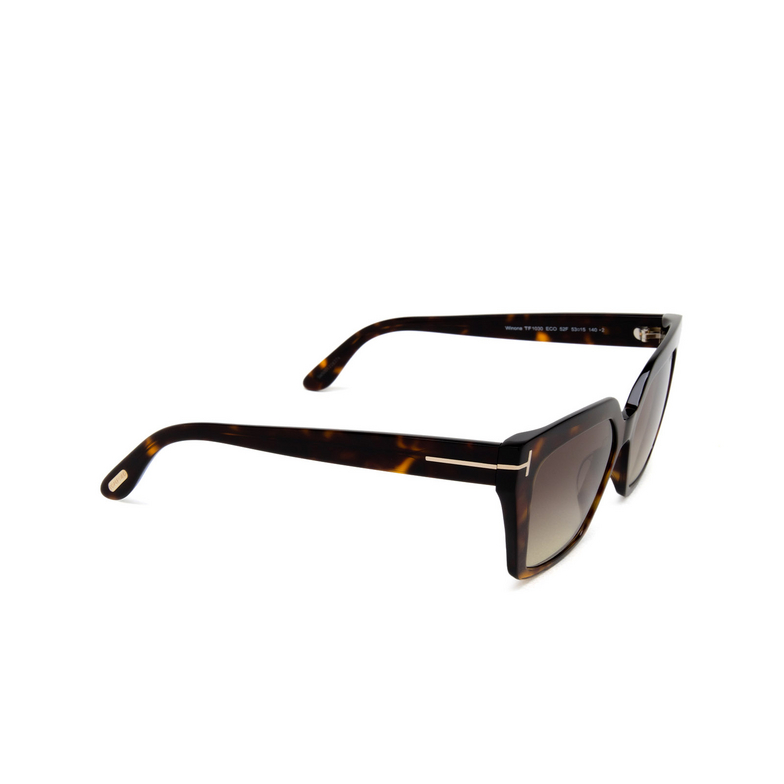 Tom Ford WINONA Sunglasses 52F dark havana - 2/4