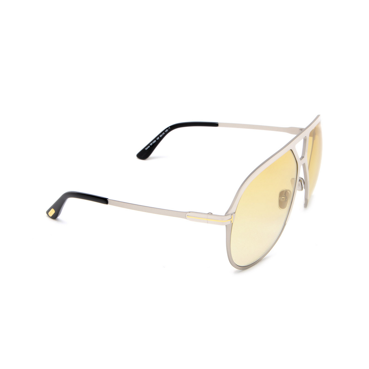 Tom Ford XAVIER Sunglasses 16F Shiny Palladium - three-quarters view