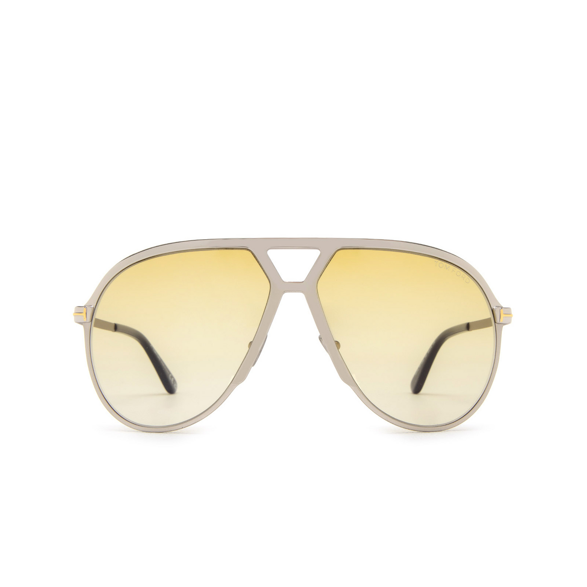 Tom Ford XAVIER Sunglasses 16F Shiny Palladium - front view