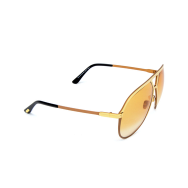 Gafas de sol Tom Ford XAVIER 30F gold - Vista tres cuartos