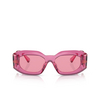 Gafas de sol Versace Maxi Medusa Biggie 542184 pink transparent - Miniatura del producto 1/4