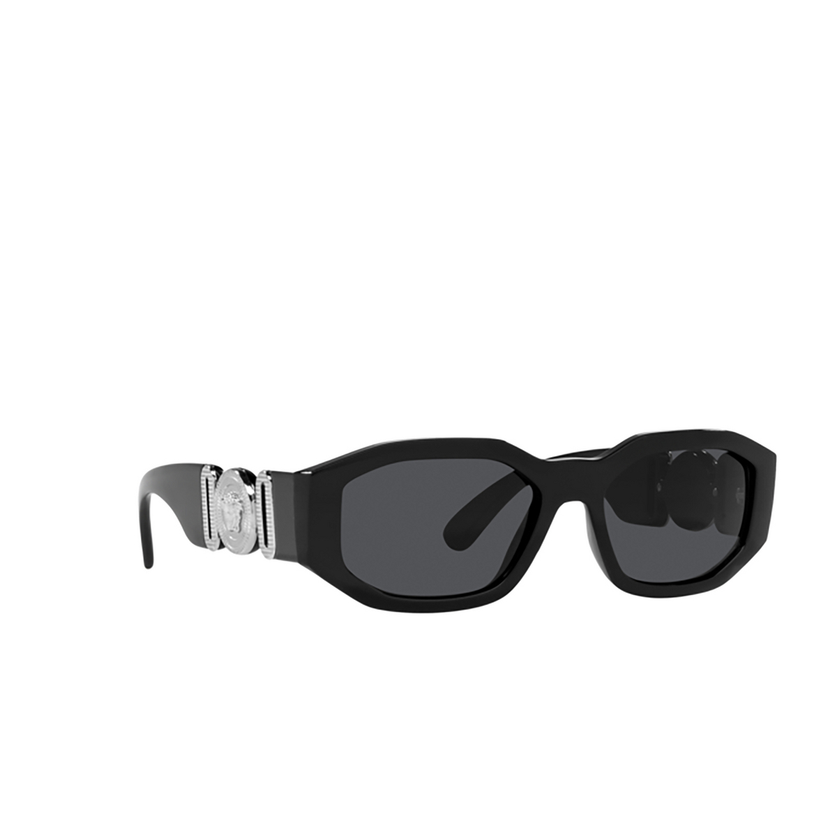 Versace Medusa Biggie Sunglasses 542287 Black - three-quarters view