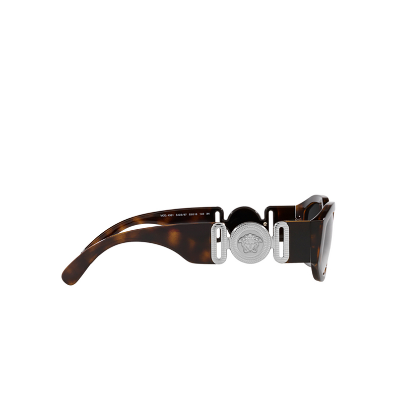 Versace Medusa Biggie Sunglasses 542387 havana - 3/4