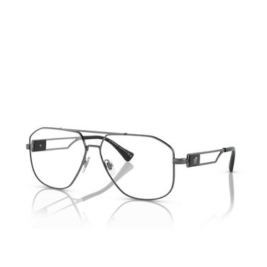 Versace VE1287 Eyeglasses 1001 gunmetal - three-quarters view