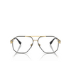 Versace VE1287 Korrektionsbrillen 1443 black/gold - Produkt-Miniaturansicht 1/4