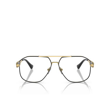 Versace VE1287 Eyeglasses 1443 black/gold - front view