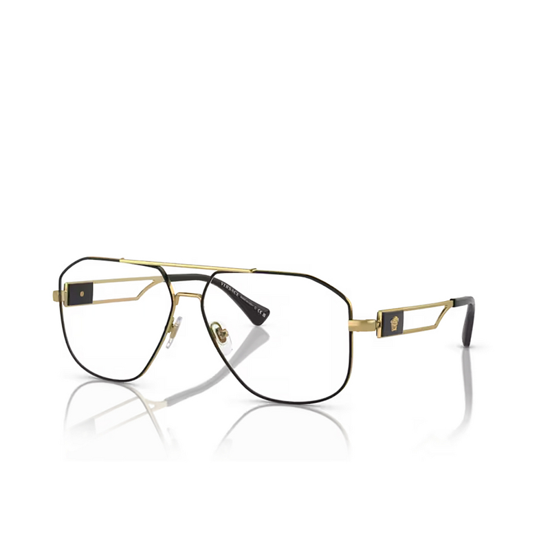 Versace VE1287 Eyeglasses 1443 black/gold - 2/4