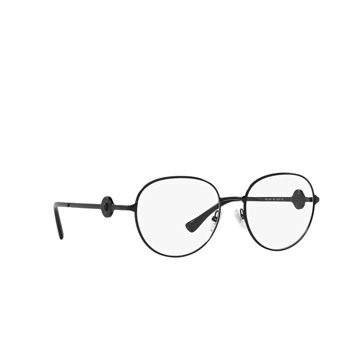 Versace VE1288 Eyeglasses 1261 Matte Black - three-quarters view