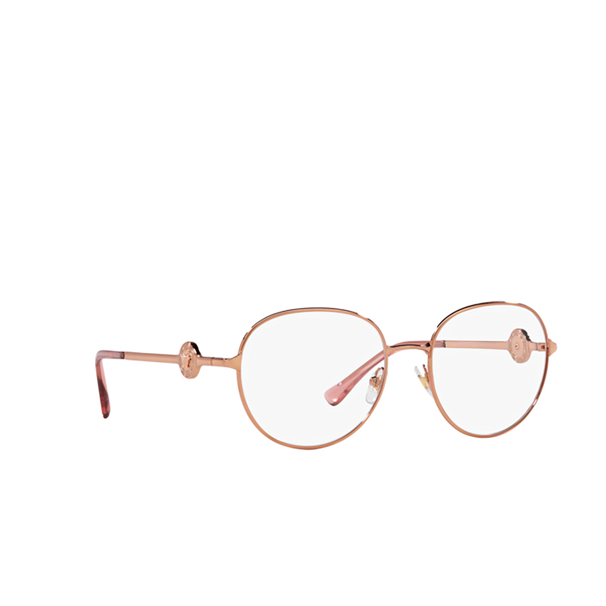 Versace VE1288 Eyeglasses 1412 Rose Gold - three-quarters view