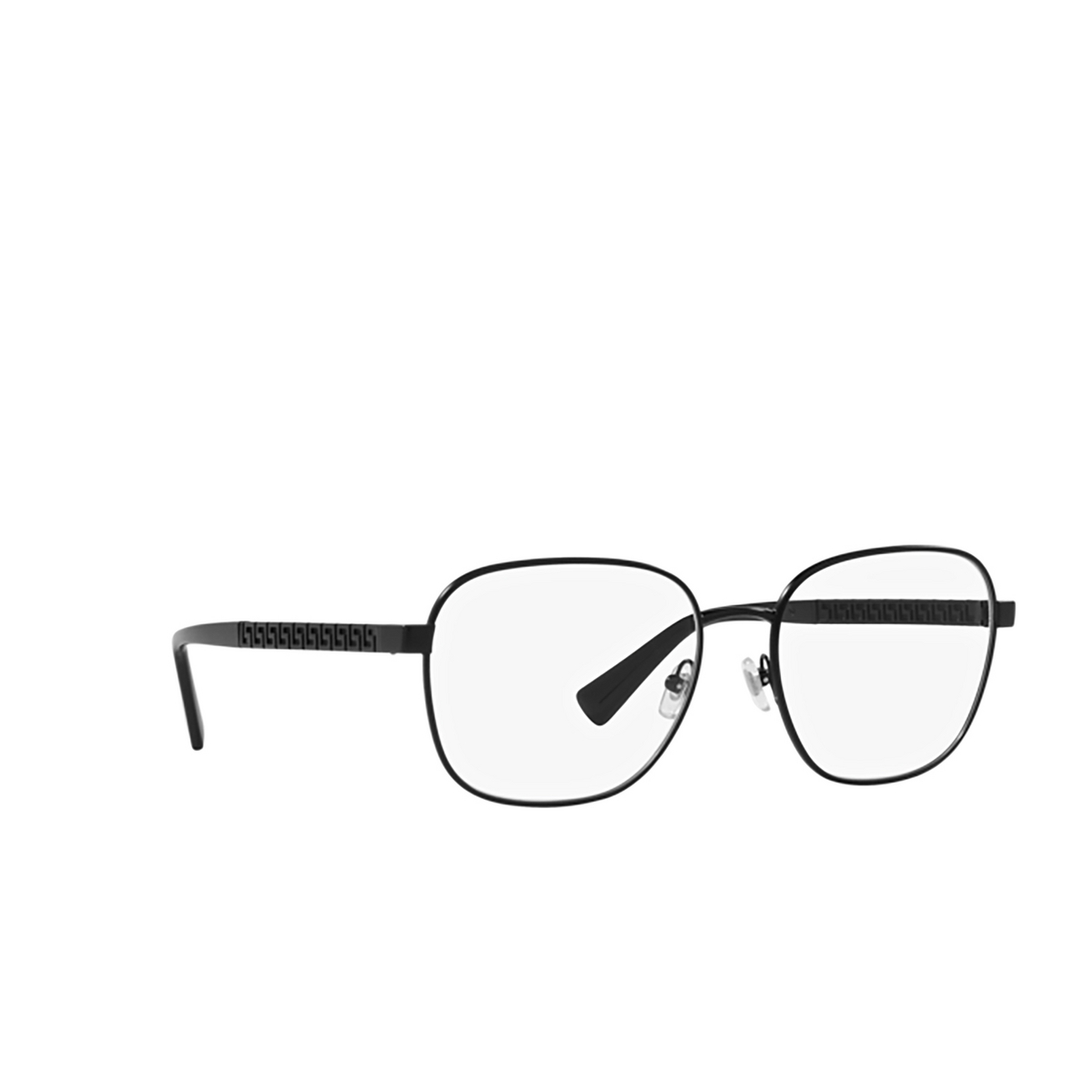 Versace VE1290 Eyeglasses 1261 Matte Black - three-quarters view