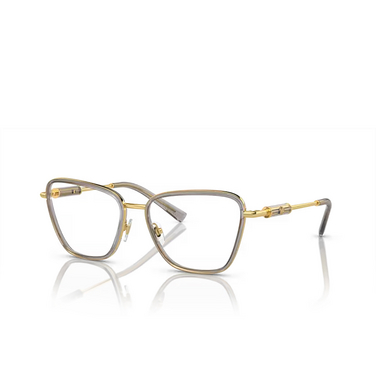 Occhiali da vista Versace VE1292 1506 grey transparent - tre quarti