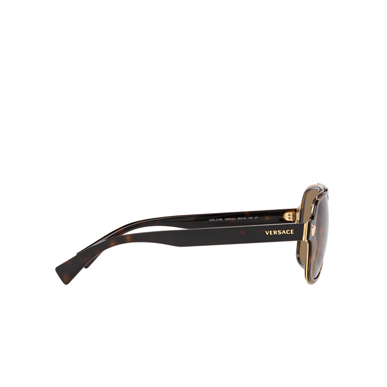 Versace VE2199 Sunglasses 1252LA havana - 3/4