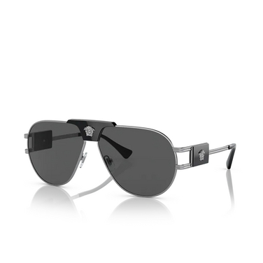 Versace VE2252 Sunglasses 100187 gunmetal - three-quarters view