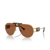 Gafas de sol Versace VE2252 147073 gold - Miniatura del producto 2/4