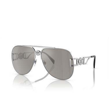 Versace VE2255 Sunglasses 10006g silver - three-quarters view