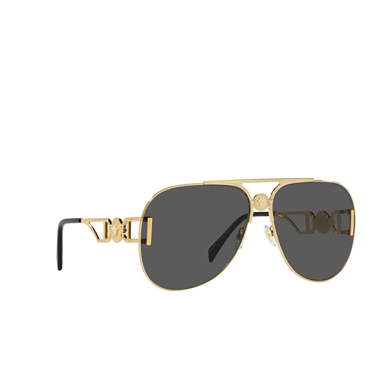 Occhiali da sole Versace VE2255 100287 gold - 2/4