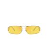 Versace VE2257 Sunglasses 1002C9 gold - product thumbnail 1/4