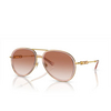 Versace VE2260 Sunglasses 100213 brown transparent - product thumbnail 2/4