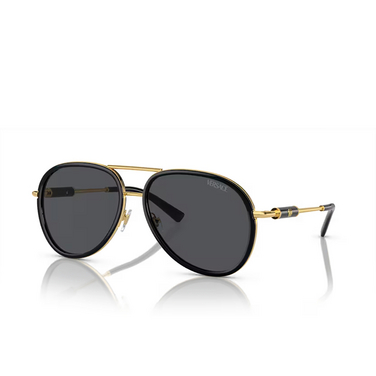 Gafas de sol Versace VE2260 100287 black - Vista tres cuartos