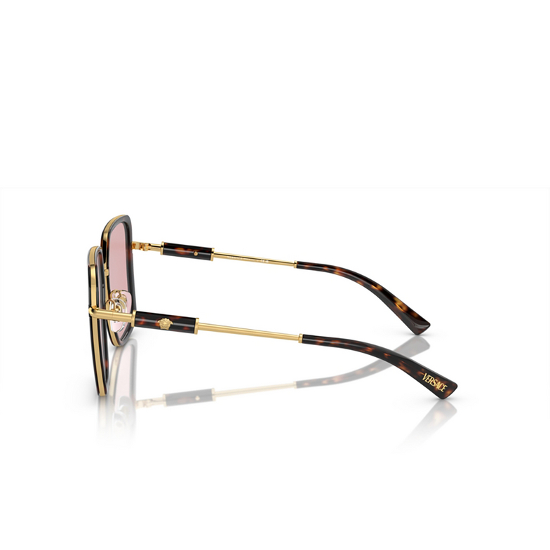 Versace VE2261 Sunglasses 100284 havana - 3/4