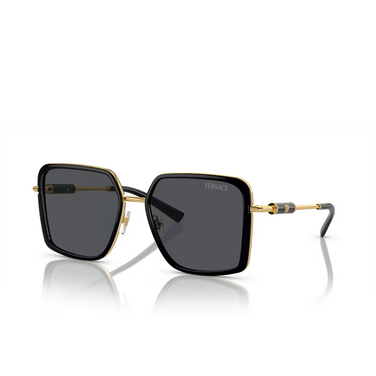Versace VE2261 Sunglasses 100287 black - three-quarters view
