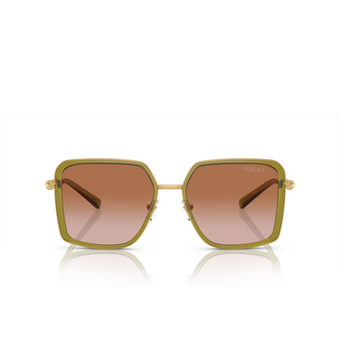 Versace VE2261 Sunglasses 150913 green transparent - front view