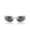 Occhiali da sole Versace VE2263 12666G matte silver - anteprima prodotto 1/4