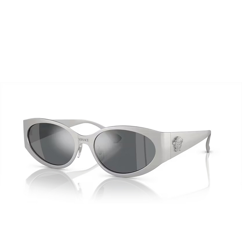 Versace VE2263 Sunglasses 12666G matte silver - 2/4