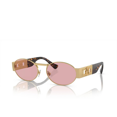 Gafas de sol Versace VE2264 100284 matte gold - Vista tres cuartos