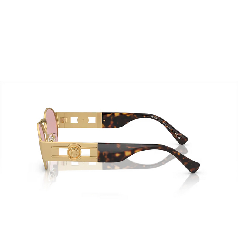 Versace VE2264 Sunglasses 100284 matte gold - 3/4