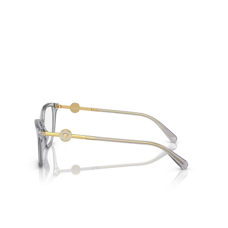Gafas graduadas Versace VE3293 5305 transparent grey - 3/4