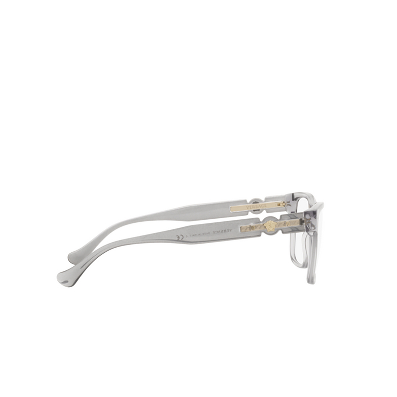 Versace VE3303 Eyeglasses 593 transparent grey - 3/4