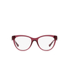 Versace VE3304 Eyeglasses 5357 transparent red - product thumbnail 1/4