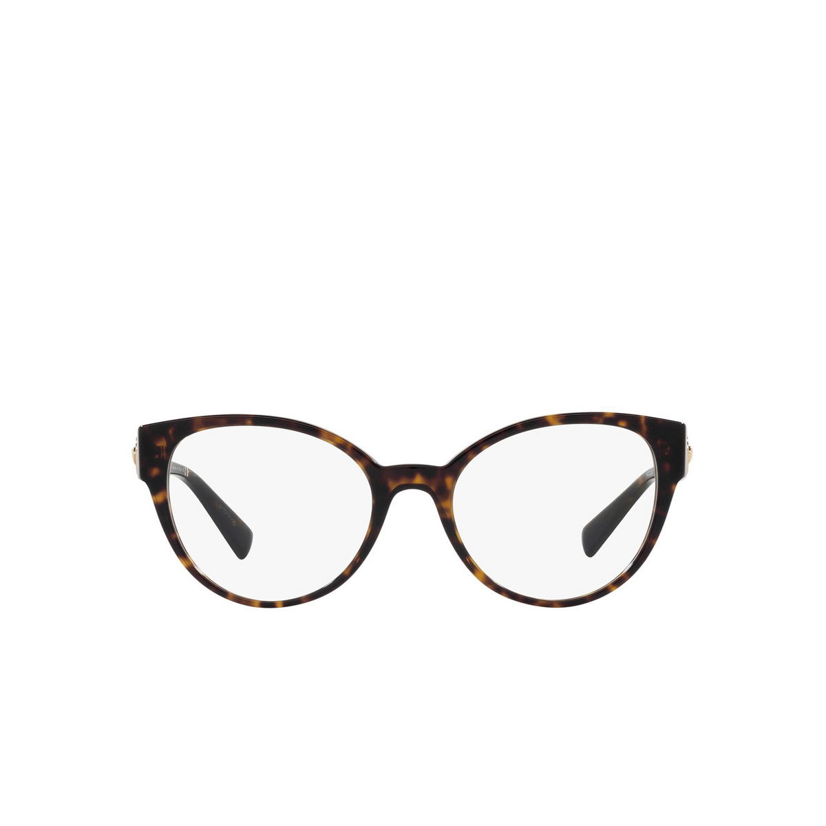 Versace VE3307 Eyeglasses 108 Havana - front view
