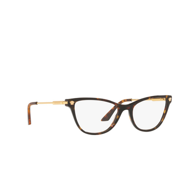 Versace VE3309 Korrektionsbrillen 108 havana - Dreiviertelansicht